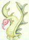 "Drachenblume", 17 x 12 cm, Aquarell auf Papier, 2012