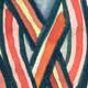 "Zöpfe", 30 x 40 cm, Aquarell auf Papier, 2005